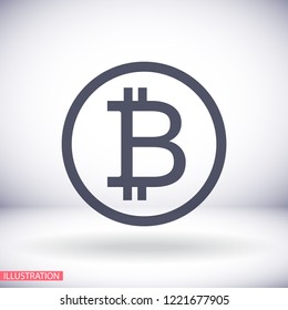bitcoin vector icon 10 eps
