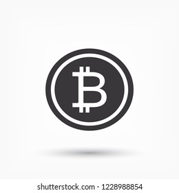 bitcoin vector icon 10 eps