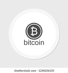 bitcoin vector icon 10 eps