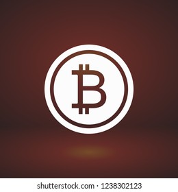 bitcoin vector icon 10 eps