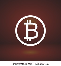 bitcoin vector icon 10 eps
