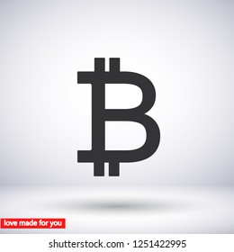 bitcoin vector icon 10 eps