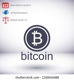 bitcoin vector icon 10 eps