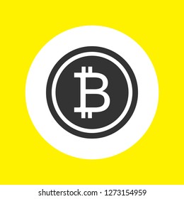 bitcoin vector icon 10 eps
