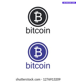 bitcoin vector icon 10 eps