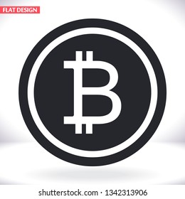 bitcoin vector icon 10 eps