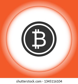 bitcoin vector icon 10 eps