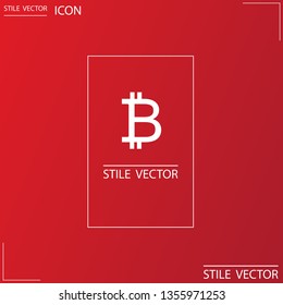 bitcoin vector icon 10 eps