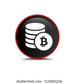 bitcoin vector icon