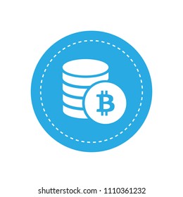 bitcoin vector icon