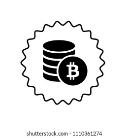 bitcoin vector icon