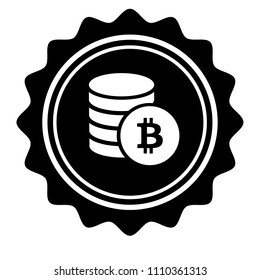 bitcoin vector icon