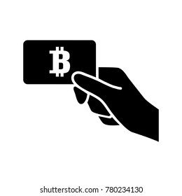 Bitcoin vector icon, cryptomoney. Flat design style.