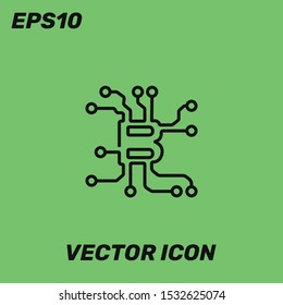 Bitcoin vector icon illustration. Ui/Ux. Premium quality.