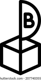 Bitcoin-Vektorgrafik einzeln auf transparentem Hintergrund . Farbvektorsymbole für Konzepte oder Web-Grafiken.