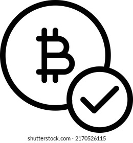 Bitcoin Vector illustration on a transparent background.Premium quality symmbols.Stroke vector icon for concept and graphic design.