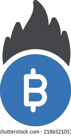 Bitcoin Vector illustration on a transparent background.Premium quality symbols.Glyphs vector icon for concept and graphic design.