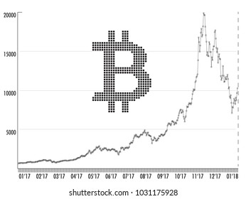 Bitcoin Vector Infographic Illustration