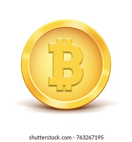 Bitcoin / Virlual money / Digital currency. Vector illustration.