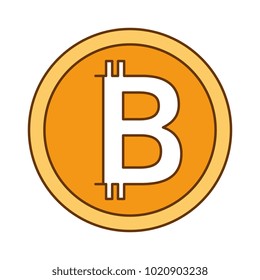 bitcoin virtual money icon