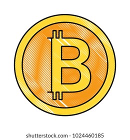 bitcoin virtual money icon