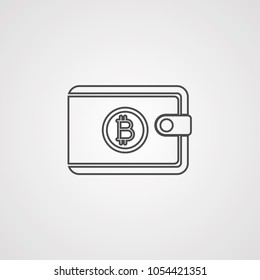 Bitcoin wallet icon