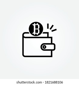 Brieftasche-Symbol-Design-Vektorgrafik