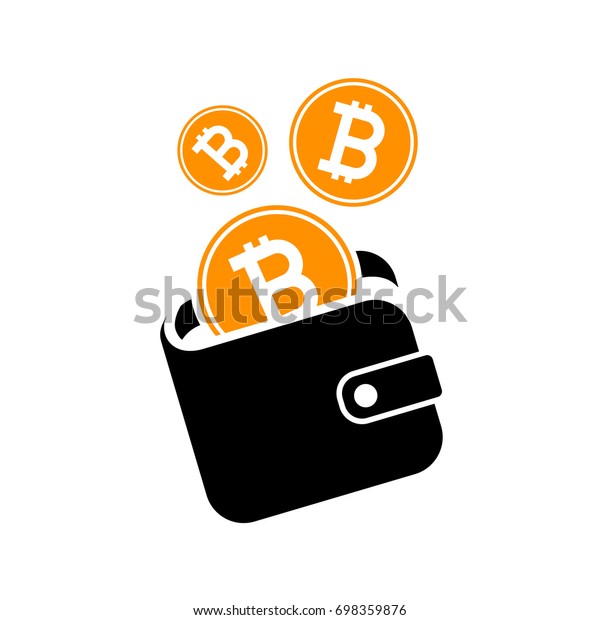 ビットコイン ウォレット アイコンデジタル通貨のサイン のベクター画像素材 ロイヤリティフリー