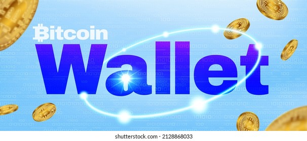 Bitcoin wallet represents the technology of highly secure cryptocurrencies. Encrypted in a global blockchain-based system for authentication.