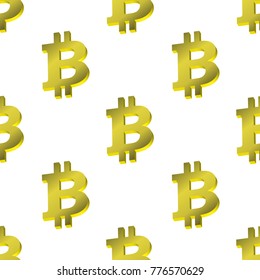 bitcoin wallpaper, seamless pattern 