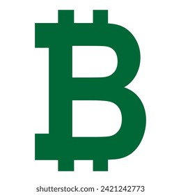 Bitcoin web coin, internet electronic crypto design symbol, digital pay vector illustration .