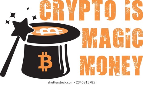 Bitcoin-inspired vector t-shirt. Perfect for print-on-demand, this editable design features BTC and crypto motifs, capturing the essence of tomorrow's digital economy