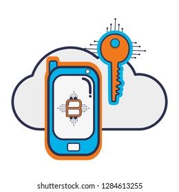 bitcoins cellphone icon