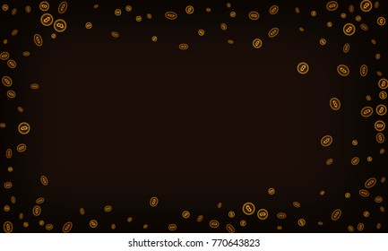 Bitcoins security business background. Bitcoin crypto mining visualization. Business wallet background, security currency exchange, vector model. Crypto virtual payment finance. Gold money trading.