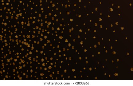 Bitcoins security business background. Bitcoin crypto mining visualization. Business wallet background, security currency exchange, vector model. Crypto virtual payment finance. Gold money trading.