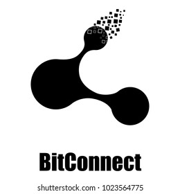 Bitconnect icon. Simple illustration of bitconnect vector icon for web