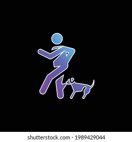 Bite blue gradient vector icon
