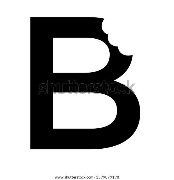 Bite Letter B Logo Concept: เวกเตอร์สต็อก (ปลอดค่าลิขสิทธิ์) 1599079198 ...