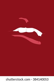 Bite mouth poster