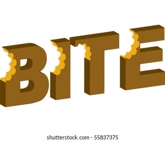 bite  word three dimensional