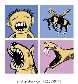 biting