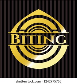 Biting shiny emblem