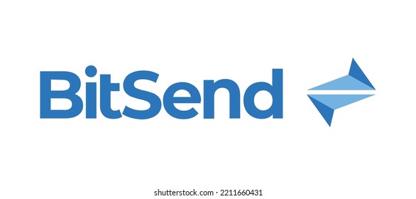 BitSend (BSD) cryptocurrency logo and symbol vector graphics illustrations template