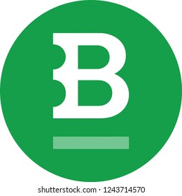 Bitstamp cryptocurrency vector logo