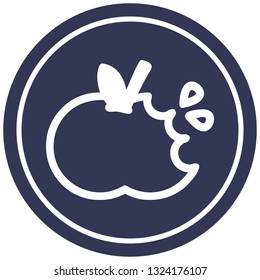 viereckiges Apfelkreissymbol