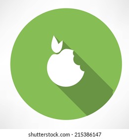 Bitten Apple Green icon