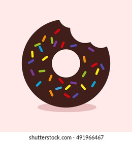 Bitten donut