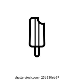 bitten ice cream logo icon, very suitable for your needs