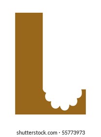 Bitten Letter l