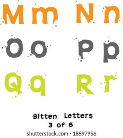 Bitten Letters 3 of 6